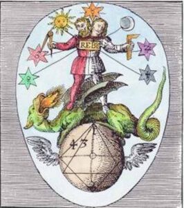 The Rebis (an Alchemical symbol representing the androgynous and also the Mystery of the God Janus)